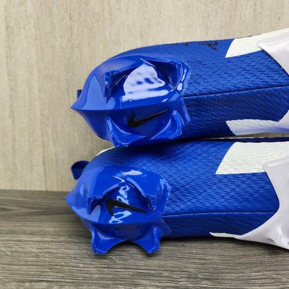 Nike Vapor Edge Speed 360 2 Size 13 Mens White Hyper Royal Black Football Cleats - Picture 10 of 11
